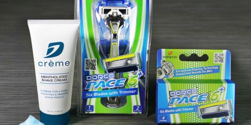 Dorco Pace 6 Plus Shaving Kit Just $10.50 Shipped (Regularly $21.25)