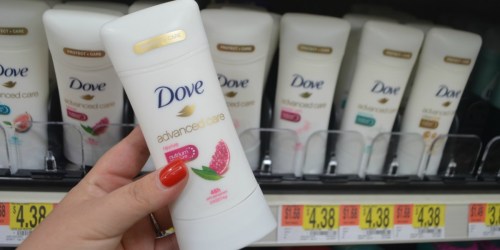 Walmart: Dove Advanced Care Antiperspirant Only $1.38 (Reg. $4.88) – No Coupons Needed