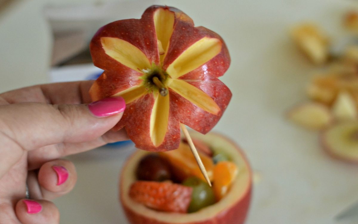 DIY Apple Fruit Bowls (Unique Way to Serve Fruit)