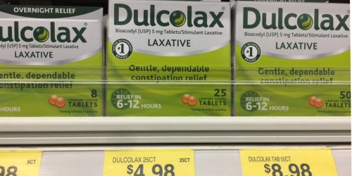 Easy Walmart Deal: Dulcolax Or DulcoEase ONLY 98¢ (Regularly $4.98)