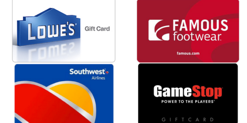 $100 Lowe’s eGift Card Only $90, $100 Southwest Airlines eGift Card Only $90 + More Deals