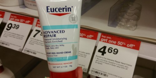Target: Eucerin Advanced Repair Creme 2.7oz Bottle Only $2.02 Each + More