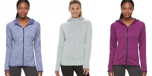 Kohl’s Cardholders: Women’s Fleece Full-Zip Hoodies Only $5.60 Shipped (Reg. $40) & More