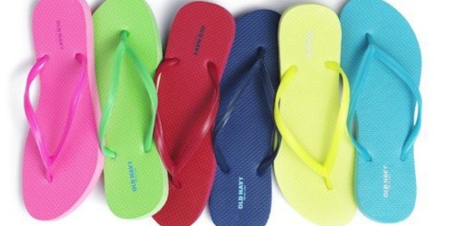 Old Navy: FREE Flip Flops With Any $35 Purchase (In-Store Only) + $2 Women’s Tanks