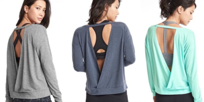 GAP: 40% + 10% Off Sitewide + Free Shipping = GapFit Cutout Tees $15.89 Shipped (Reg. $43) & More