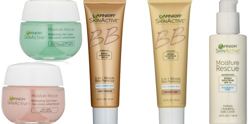 Amazon: $3 Off Garnier SkinActive Products = Moisture Rescue Gel-Cream $3.29 Shipped + More