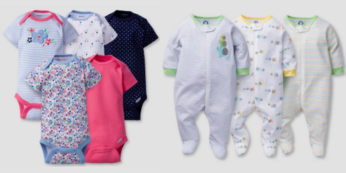 Target: Gerber Bodysuit 5 Pack Only $6.99 (Just $1.40 Each) – Great Baby Shower Gift Idea