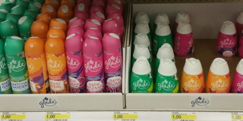 3 New Glade Air Freshener Coupons = 8-oz Sprays OR 6-oz Solids ONLY 75¢ at Rite Aid & Target