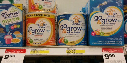 Target: FREE Go & Grow by Similac Toddler Drink 16ct Singles After Gift Card (Regularly $9.99)