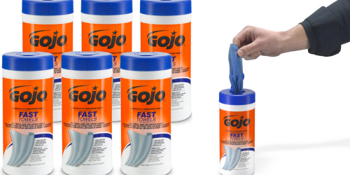 Amazon Prime: 6 Gojo Hand Towel Canisters 25-ct Only $4.48 (Add-On Item) – Just 75¢ Per Canister