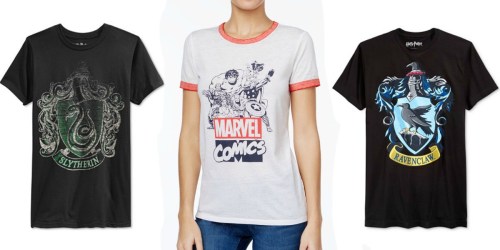 Macy’s: Marvel & Harry Potter Graphic Tees As Low As $4.89 (Regularly $24)