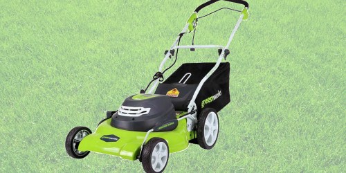 Target.com: GreenWorks Electric 20″ Lawn Mower Only $107.19 w/ In-Store Pickup