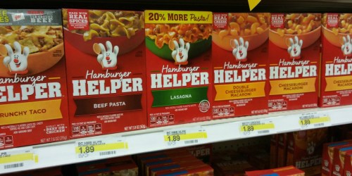 Target Shoppers! 3 Boxes of Hamburger Helper + 1 Gallon of Milk Only $3.29 (After Rebate)