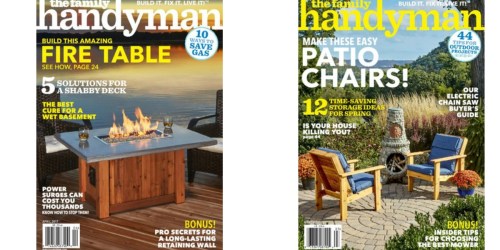Family Handyman Magazine: Up To 4 Years At $7.99 Per Year