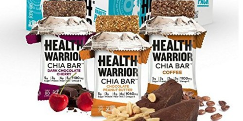 Amazon: Health Warrior Chia Bars 15-Count Variety Pack Only $12.02 Shipped (80¢ Per Bar) & More