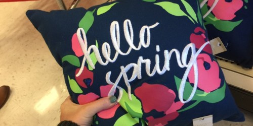 Target Shoppers! Cute Spring Items Only $1-$5 (Throw Pillows, Kitchen Towels & More)