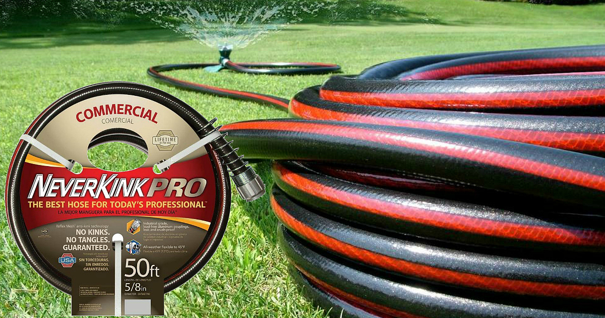 Home Depot Neverkink Pro 50ft. Commercial Duty Water Hose Just 16.89