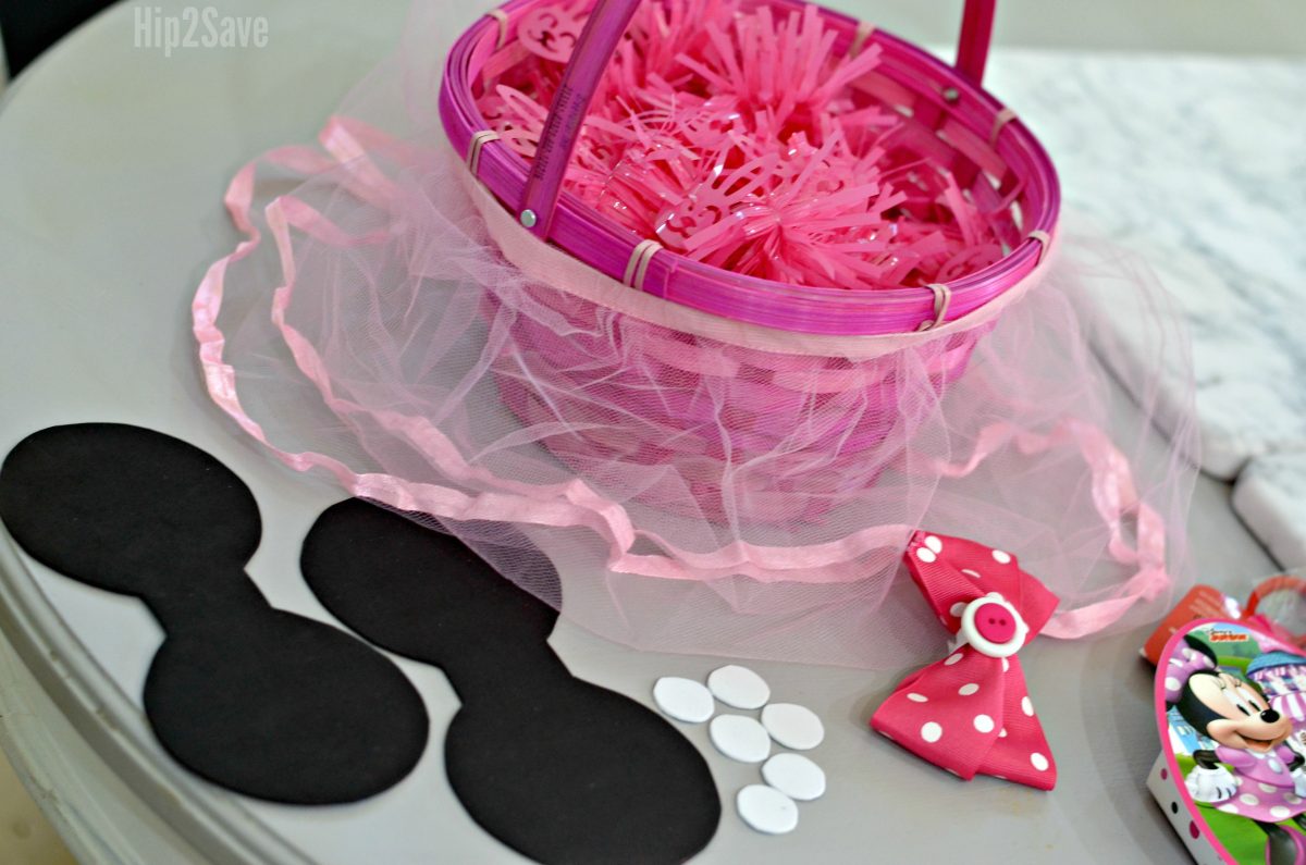 Minnie Mouse Easter basket
