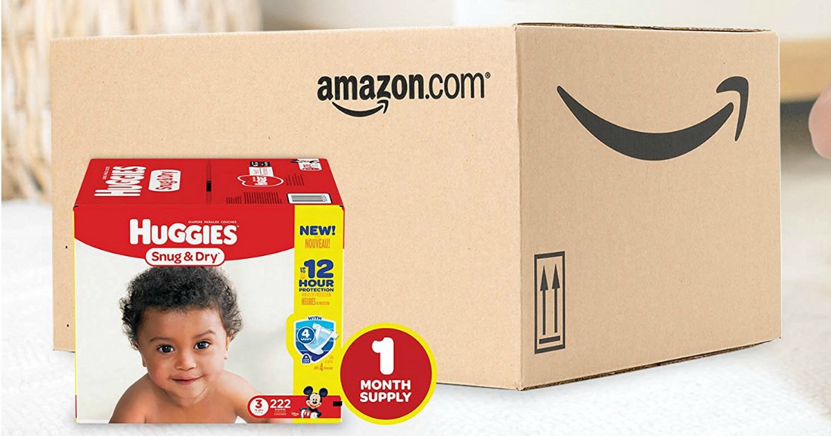 Amazon Family Extra 3 Off Huggies Diapers = Diapers Just 10.5¢ Each Shipped