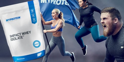 MyProtein.com: Impact Whey Isolate 8.8 Pound Bag Only $48.49 (Regularly $79.99)