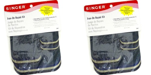 Don’t Toss Ripped Jeans! Fix Them w/ This Singer Iron-On Repair Kit – Just $1.52