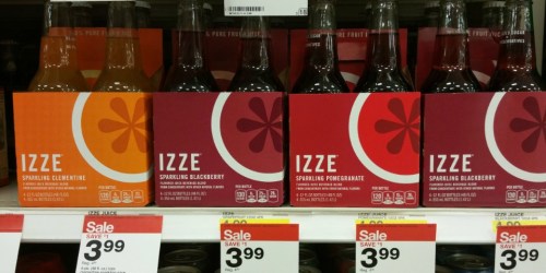 Target: Izze Sparkling Juice 4 Pack Bottles Only $1.54