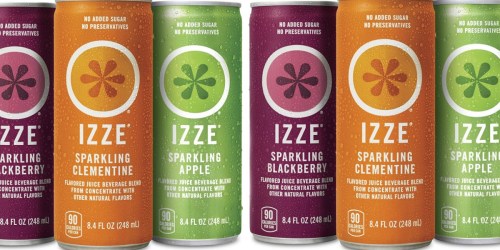 Amazon: Izze Sparkling Juice 3 Flavor 24ct Variety Pack Only $10.99 (Just 46¢ Per Can)