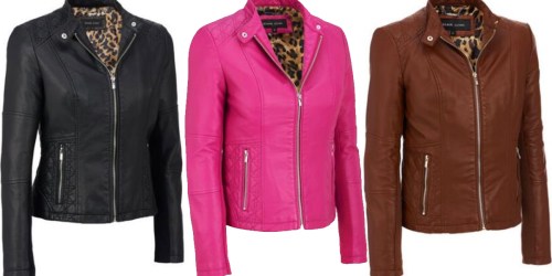 Wilsons Leather: Extra 50% Off + Another 20% Off = Women’s Faux Leather Jackets Only $42 (Reg. $180)