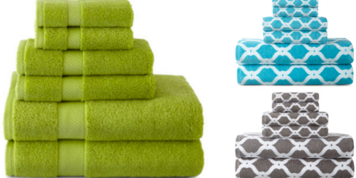 JCPenney: Nice Deals On 6-Piece Towel Sets