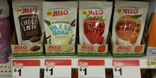 Target: Jell-O Simply Good Pudding or Gelatin Only 25¢