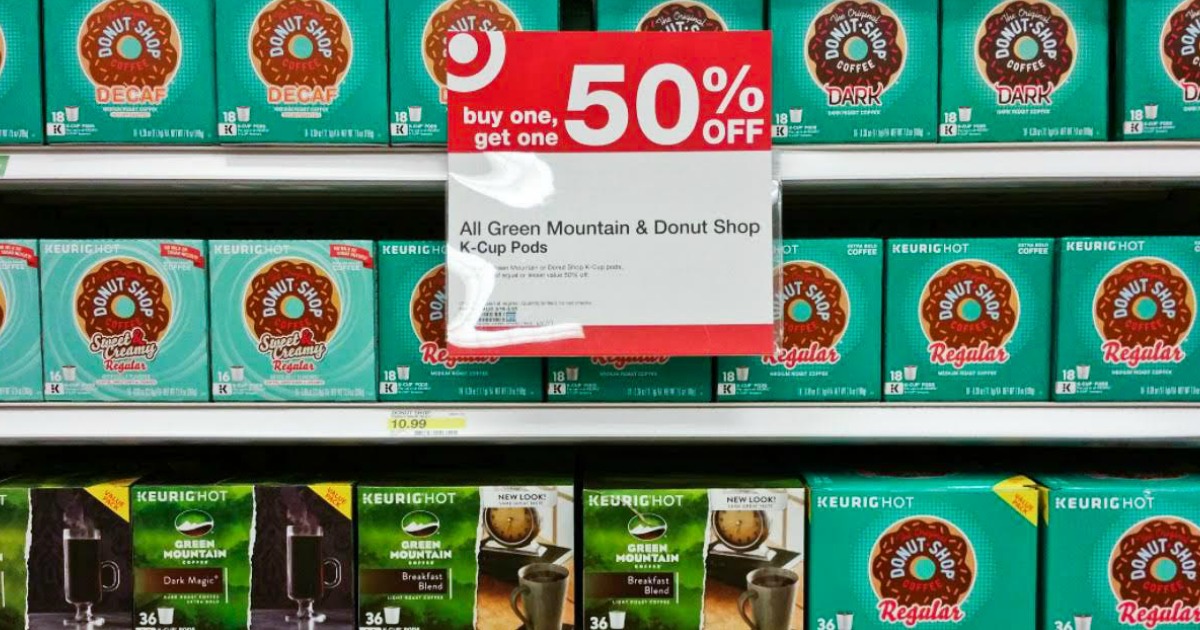 Green Mountain & Donut Shop KCups 36¢ Each Shipped + Nice