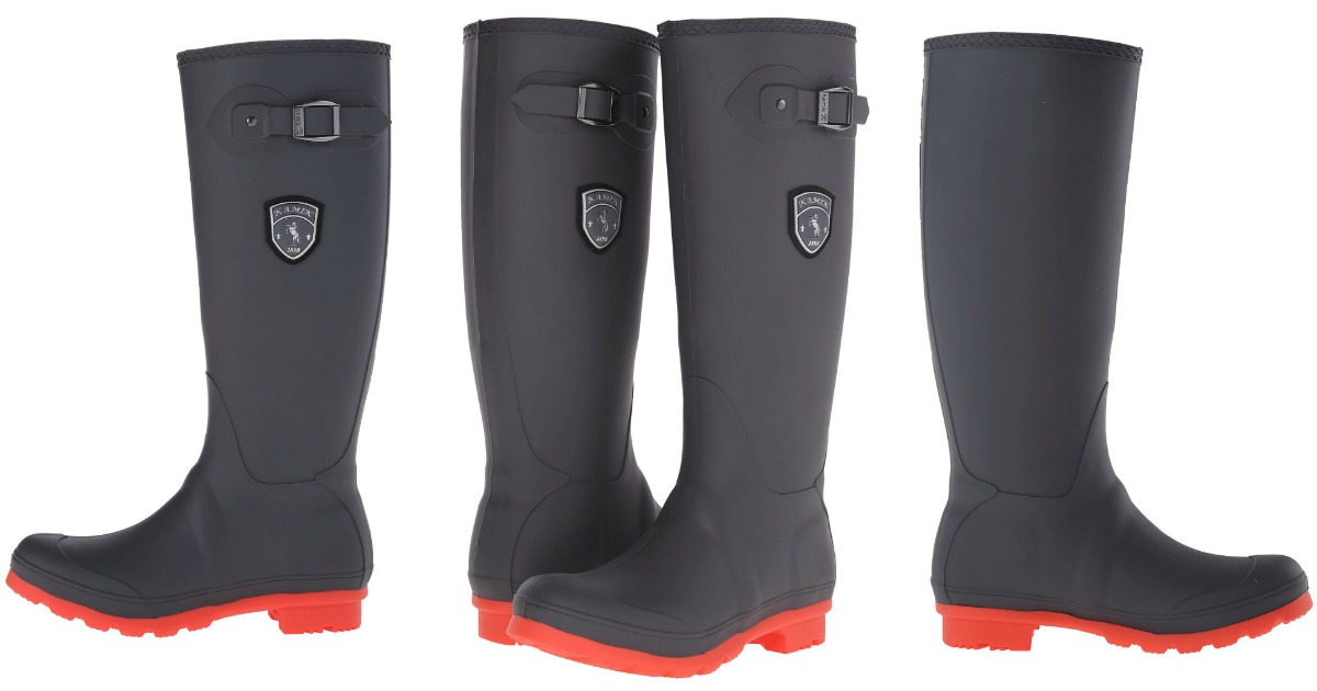 kamik red rain boots