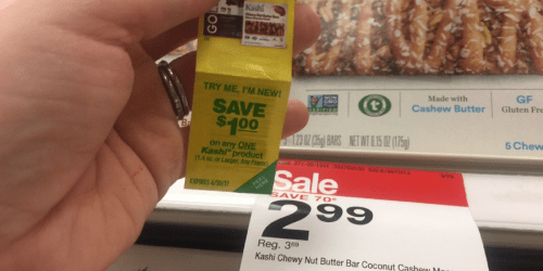 Target Shoppers! Score FREE Kashi Chewy Nut Butter Bars + Nice Deal on Kashi Cereal