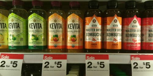 Target Shoppers! Score $1.25 Kevita Sparkling Drinks and Master Brew Kombucha