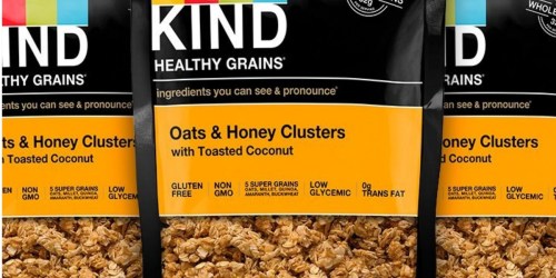 Amazon: 3 Bags of KIND Gluten-Free Granola Clusters Only $4.65 Shipped (Just $1.55 Per Bag)