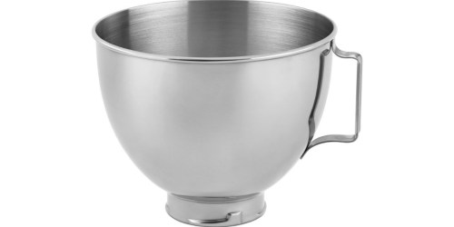 Amazon: KitchenAid 4.5 Quart Stainless Steel Bowl for Stand Mixer Only $16 (Regularly $39.99)