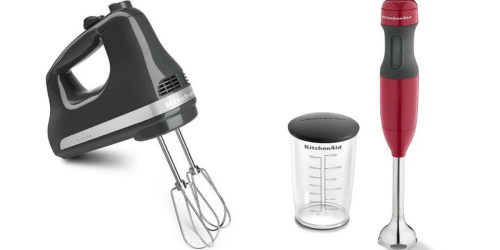 Kohl’s Cardholders: KitchenAid 5-Speed Hand Mixer or Hand Blender Only $27.99 Each Shipped (Regularly $59.99)