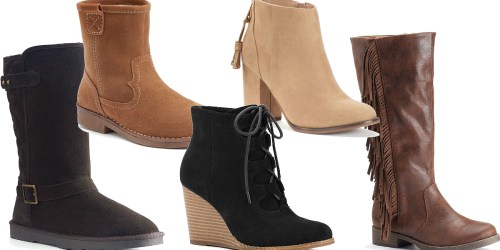 Kohl’s Cardholders: FIVE Pairs Of Boots ONLY $50 Shipped + Earn $10 Kohl’s Cash (HOT!!)