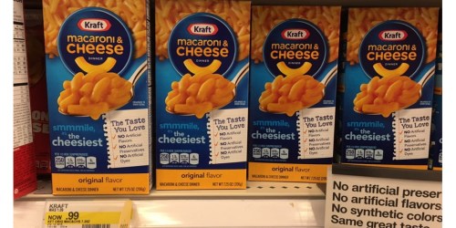 Target: Kraft Macaroni & Cheese Only 69¢ Per Box – No Coupons Needed