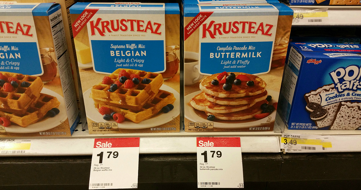 Target Krusteaz Pancake Mix ONLY 1.29