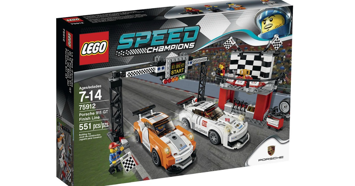 ToysRUs: LEGO Speed Champions Porsche Finish Line Set Only $24.99 ...