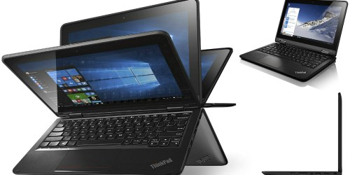 Amazon: Lenovo ThinkPad Yoga Convertible Notebook Just $279.99 Shipped (Regularly $479)