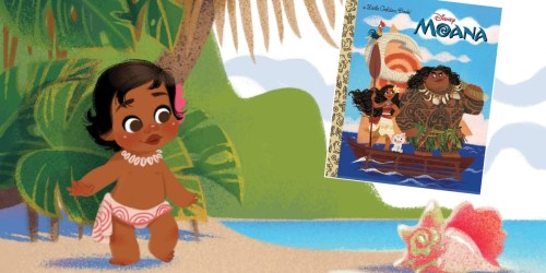Amazon: Moana Hardcover Little Golden Book Only $2.10 (Great For Easter Baskets)
