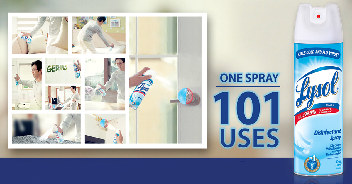 Amazon 2 Pack Lysol Disinfectant Spray Only 7.02 shipped (Just 3.51