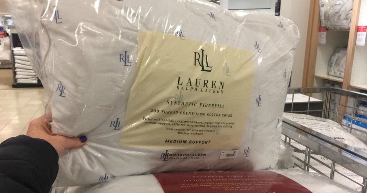 Ralph Lauren Pillows Just $6.99 on Macys.com (Regularly $24)