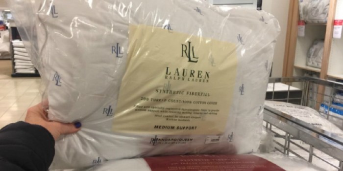 Macy’s: Ralph Lauren Down Alternative Pillows Just $5.99 (Regularly $20) & More