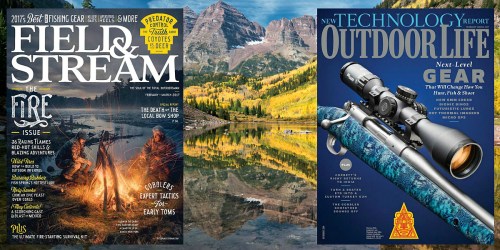 Free 1-Year Subscriptions to Field & Stream AND Outdoor Life Magazines