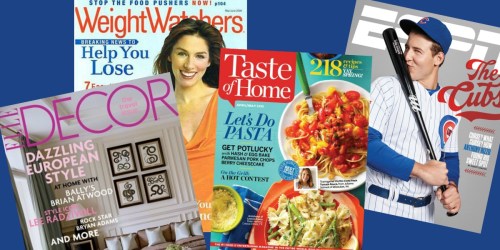 Magazine Subscriptions As Low As $4.95 Per Year (Weight Watchers, Taste Of Home & More)