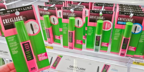 Target shoppers! Maybelline Mascara And Degree Dry Spray Deodorant Only 64¢ Each After Gift Card