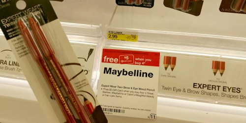 WOW! Score 4 FREE Maybelline Twin Brow & Eye Pencil Packs at Target (After Gift Card)